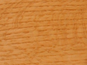 Red Oak quarter and rift sawn showing medullary fleck.