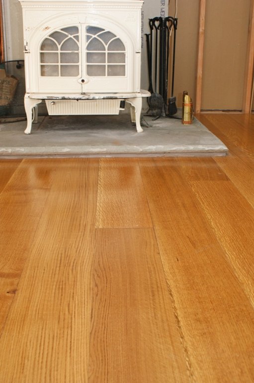 Quartersawn white oak flooring from Hull Forest Products.