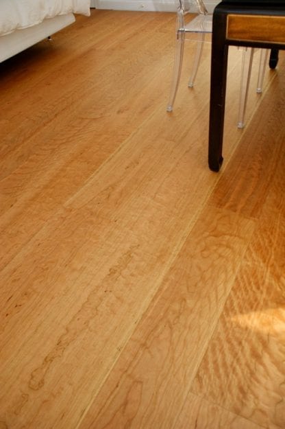 Curly Cherry Wide Plank Flooring - Select