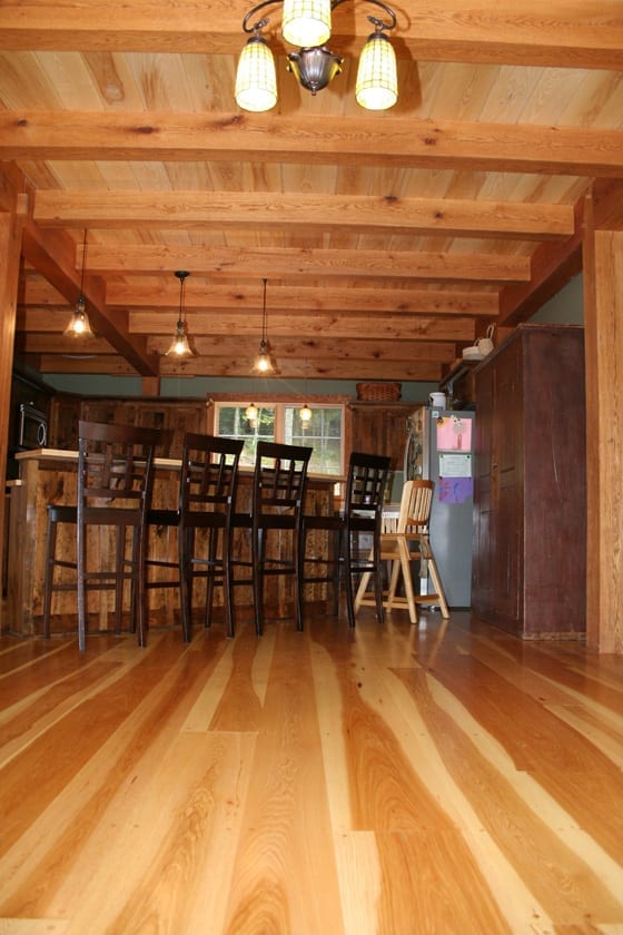 American Hickory Wide Plank Flooring Select