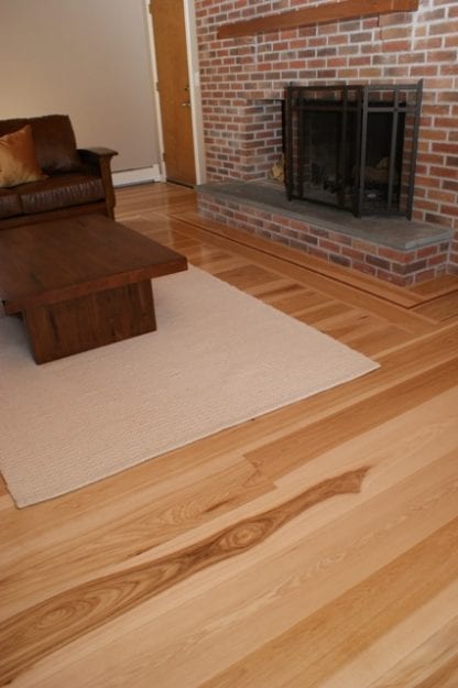 Hickory Wide Plank Flooring - Select Grade