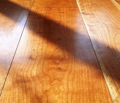 Cherry Wide Plank Flooring - Select Heart Grade