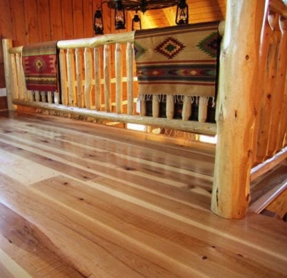 Hickory Wide Plank Flooring - Natural Grade