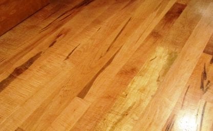 Curly/Tiger Maple Flooring - Natural