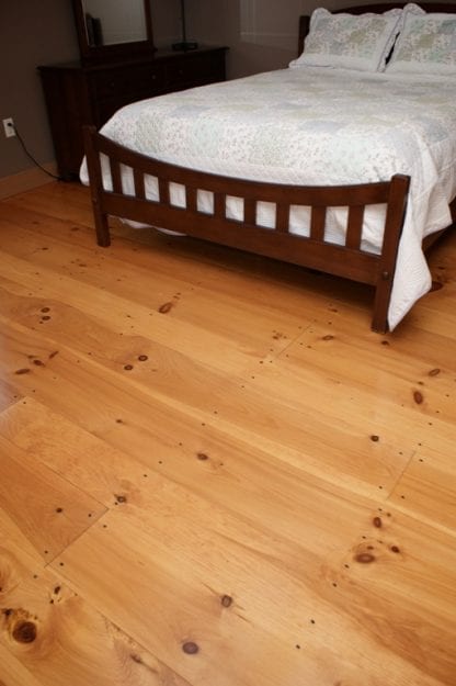 Wide Plank Solid Pine Wood Floors - USA Made - Mill-Direct