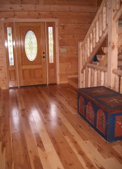 Hickory Wide Plank Flooring - Natural Grade