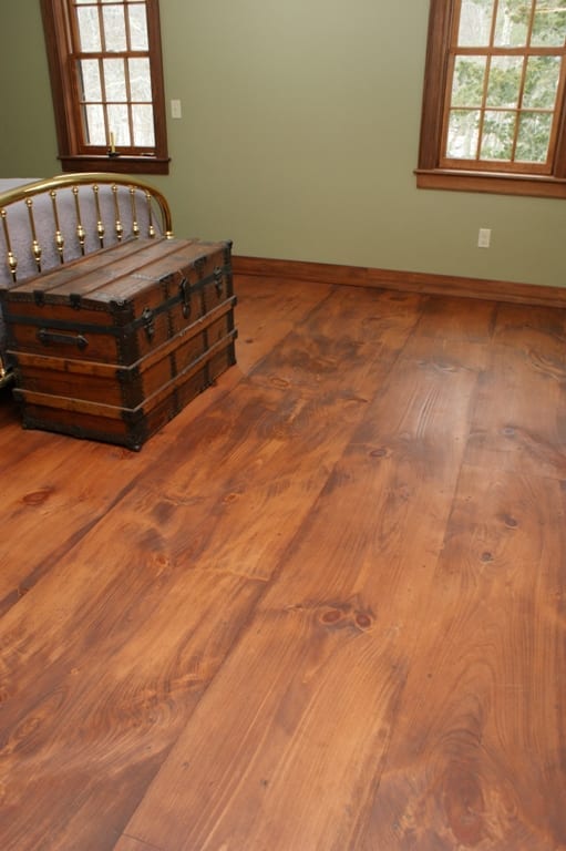 Wide Plank Solid Pine Wood Floors - USA Made - Mill-Direct