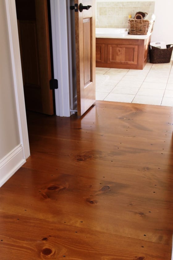 Wide Plank Solid Pine Wood Floors - USA Made - Mill-Direct