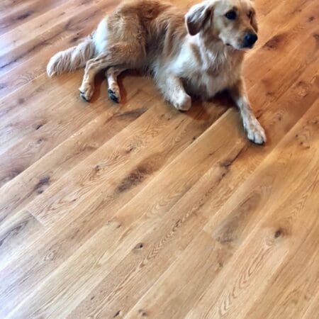 Wide Plank White Oak Flooring - Natural
